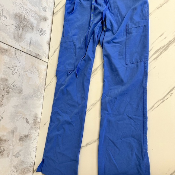 Med Couture Blue Women's Scrub Pants - Picture 1 of 4